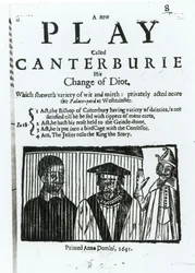 Ein neues Stück namens Canterburie, 1641